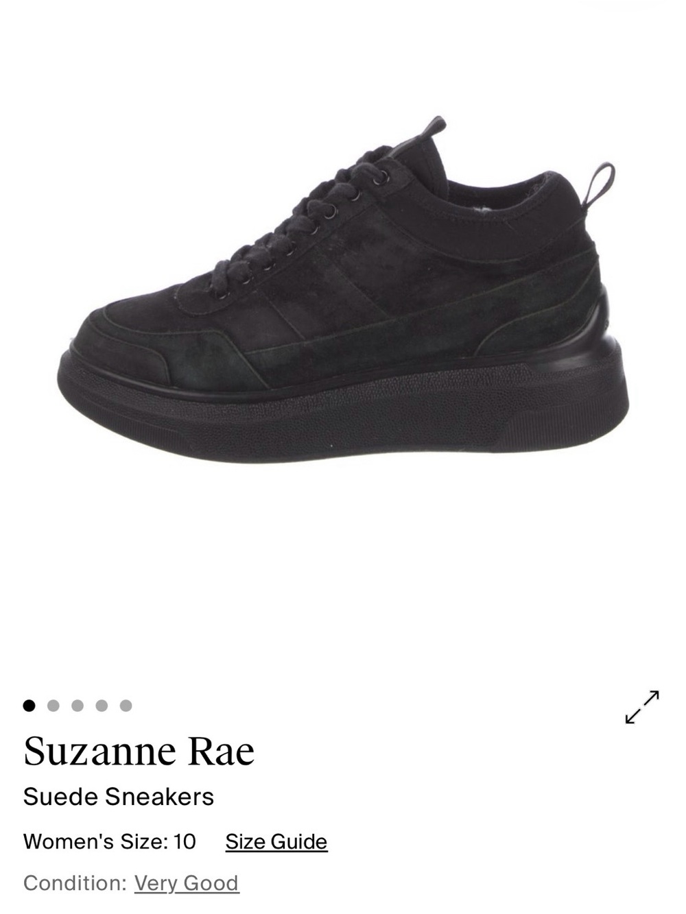 Suzanne Rae Platform Suede Sneakers